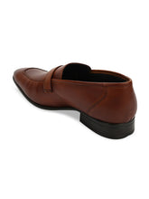 Load image into Gallery viewer, Teakwood Genuine leather Men Brown Semi-formal Slip-On Shoes
