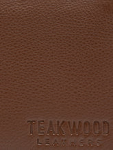 Load image into Gallery viewer, Teakwood Men Genuine Leather Rust Bi fold wallet
