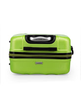 Load image into Gallery viewer, Unisex Green Textured Hard-Sided Medium Trolley Suitcase

