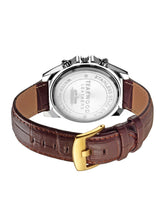 Load image into Gallery viewer, Teakwood Leathers Brown &amp; Gold-Toned Men Analog Watch
