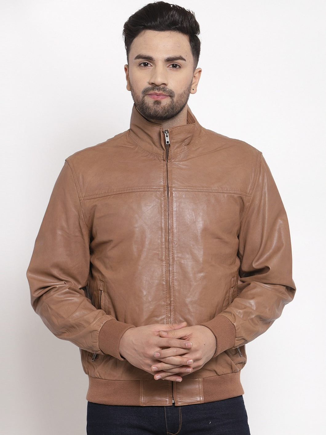Teakwood Leathers Men's 100% Genuine Leather Jacket