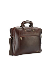 Load image into Gallery viewer, Teakwood Genuine Leather Laptop bag
