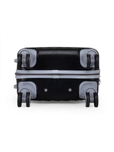 Load image into Gallery viewer, Teakwood Unisex Black Trolley Bag - Small
