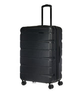 Load image into Gallery viewer, Teakwood Leathers Unisex Black Large Trolley Bag
