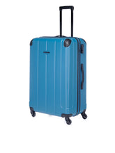 Load image into Gallery viewer, Teakwood Leathers Unisex Teal Blue Large Trolley Bag

