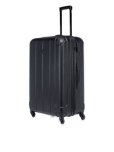 Load image into Gallery viewer, Teakwood Leathers Unisex Black Trolley Suitcase- SMALL
