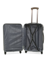 Load image into Gallery viewer, Brown Textured Hard-Sided Cabin Trolley Suitcase (Medium)
