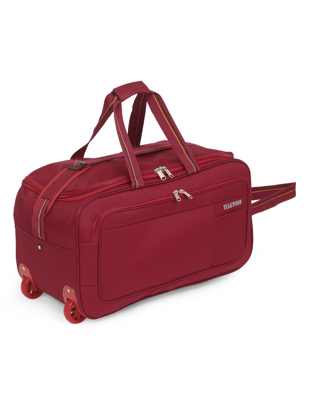 Teakwood Rolling Small Duffel Bag (Red)