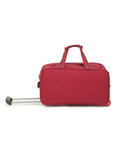 Load image into Gallery viewer, Teakwood Rolling Small Duffel Travel Bag (Red)
