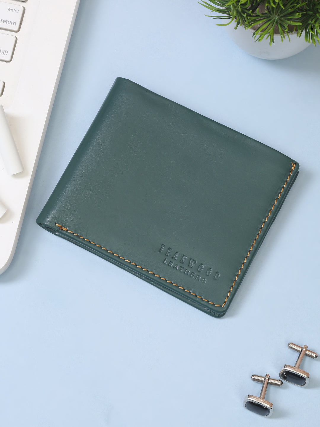 Lusk Slim Bifold Design Handcrafted Men's Genuine Leather Wallet
