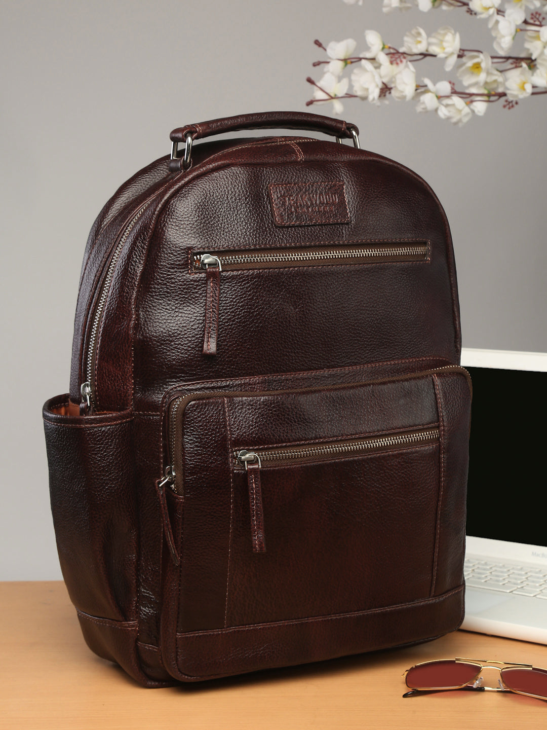 GB Glorious Premium Bags Backpack/ Laptop Backpack ANTI THEFT FAUX LEATHER  30L 30 L Backpack Brown - Price in India | Flipkart.com