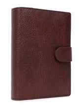 Load image into Gallery viewer, Unisex Brown Textured Leather Mounted Diary &amp; Planner
