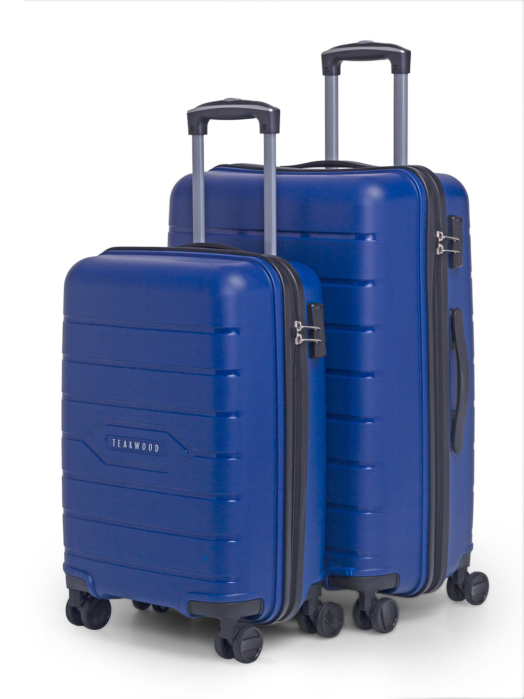 Teakwood Blue Trolley Bag Set of Two