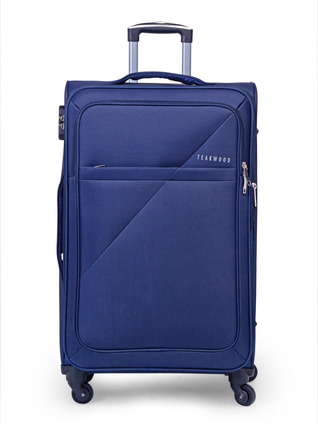 Teakwood Blue Trolley Bag (Medium)