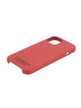 Load image into Gallery viewer, Unisex Red Textured Leather iPhone 13 Pro/12 Pro Mobile Back Case
