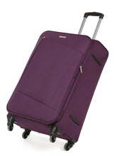 Load image into Gallery viewer, Unisex Purple Textured Hard Sided Cabin Size Trolley Bag
