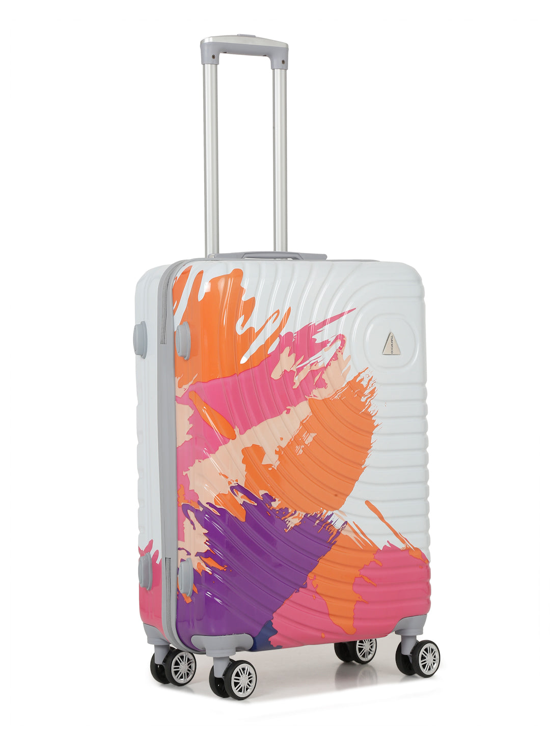 Genie Scarlett Trolley Bag Medium Size, 67 cms Lavender Hard Side Travel Bag,  8 Wheel Luggage Suitcase for Travelling, Scratch Resistant | Dealsmagnet.com