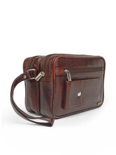 Load image into Gallery viewer, Teakwood Genuine Leather Mens Bag - Brown
