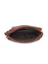 Load image into Gallery viewer, Teakwood Genuine Leather Mens Bag - Brown
