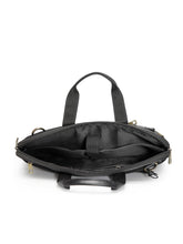 Load image into Gallery viewer, Teakwood Genuine Leather Laptop Bag - Black
