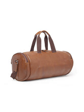 Load image into Gallery viewer, Teakwood Leather Mens Duffel Bag - Brown
