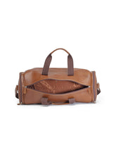 Load image into Gallery viewer, Teakwood Leather Mens Duffel Bag - Brown
