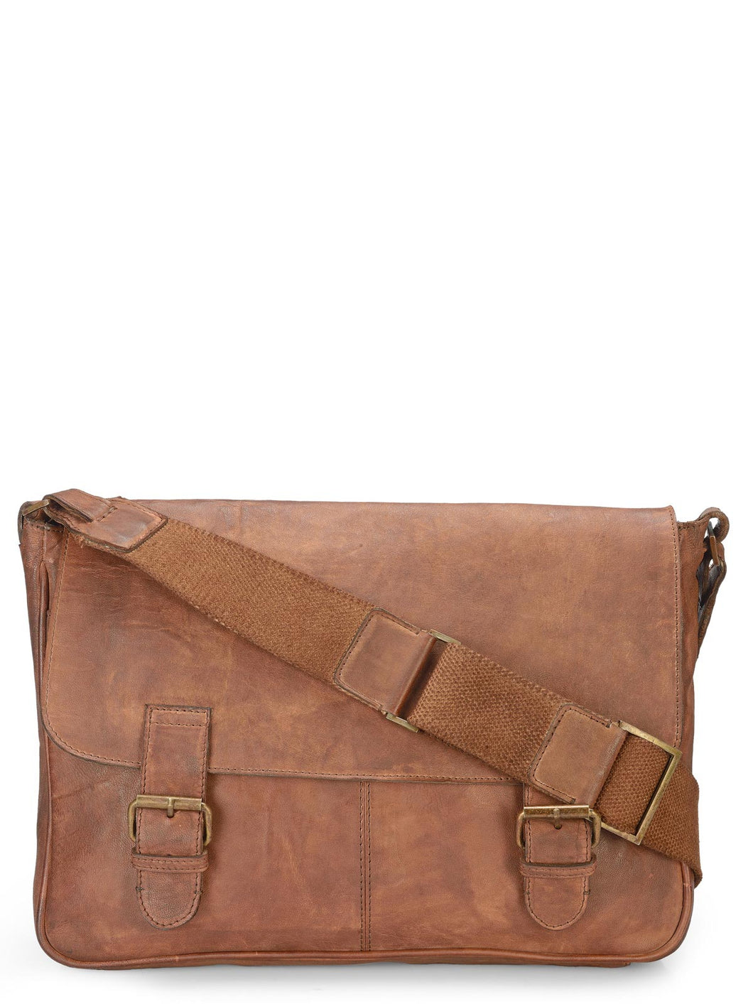 Teakwood Genuine Leather Messenger Bag