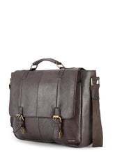 Load image into Gallery viewer, Teakwood Genuine Leather Messenger Bag
