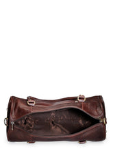 Load image into Gallery viewer, Teakwood Genuine Leather Duffel bag

