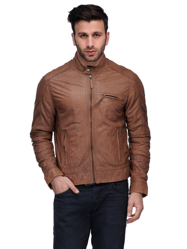 Teakwood Genuine Leathers Jacket (Tan)