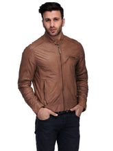 Load image into Gallery viewer, Teakwood Genuine Leathers Jacket (Tan)
