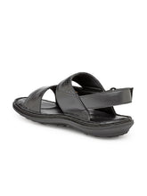 Load image into Gallery viewer, Teakwood Black Daily Wear Sandals

