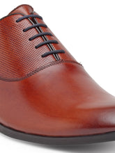 Load image into Gallery viewer, Teakwood Genuine Leather Tan Oxford Shoes
