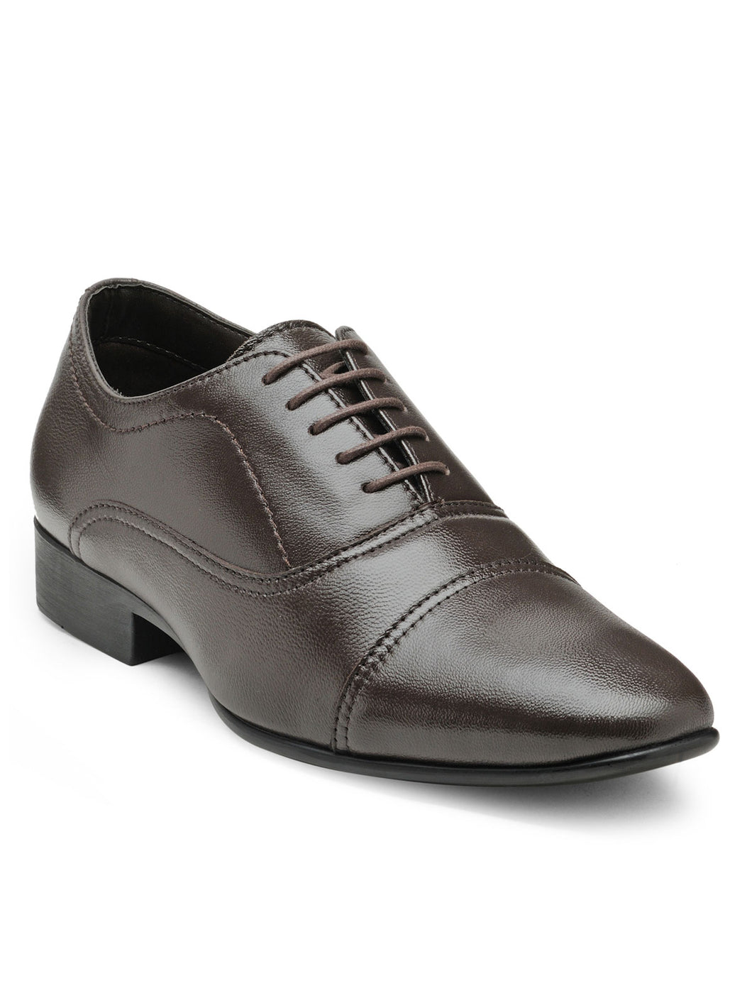 Teakwood Leather Men's Brown Derby Shoes