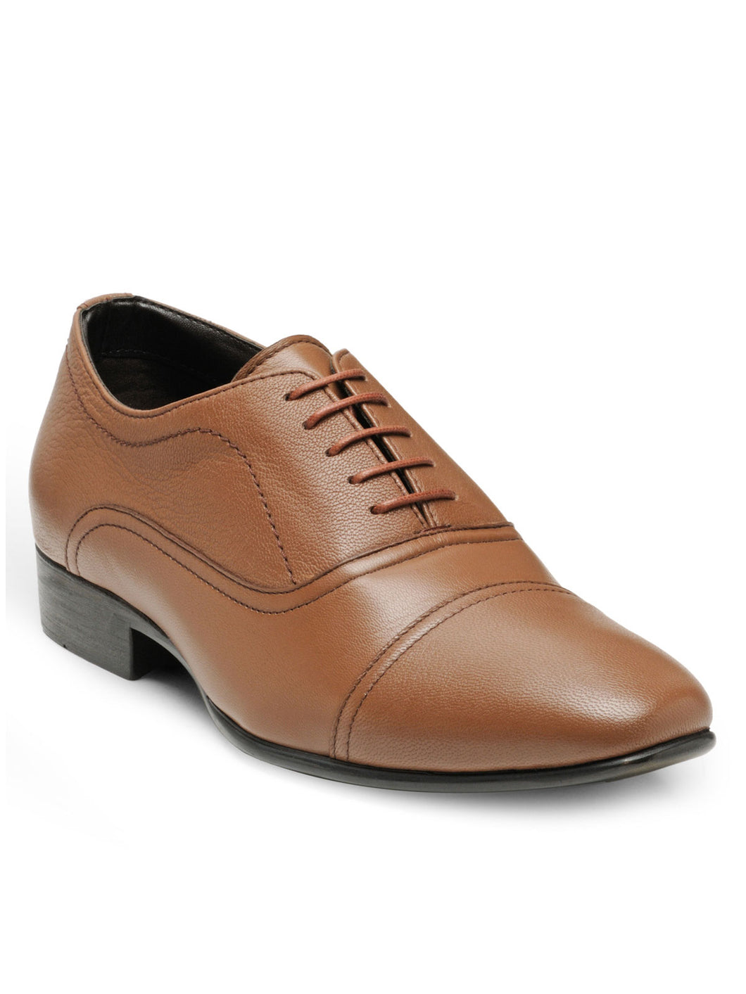 Teakwood Leather Men's Tan Derby Shoes