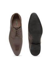 Load image into Gallery viewer, Teakwood Leather Brown Formal Shoes
