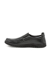 Load image into Gallery viewer, Teakwood Leathers Men&#39;s Black Casual Slip-On Shoes
