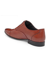 Load image into Gallery viewer, Teakwood Genuine Leather Tan Oxford Shoes
