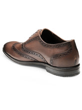 Load image into Gallery viewer, Teakwood Leather Men&#39;s Brown Oxford/Brogue Shoes
