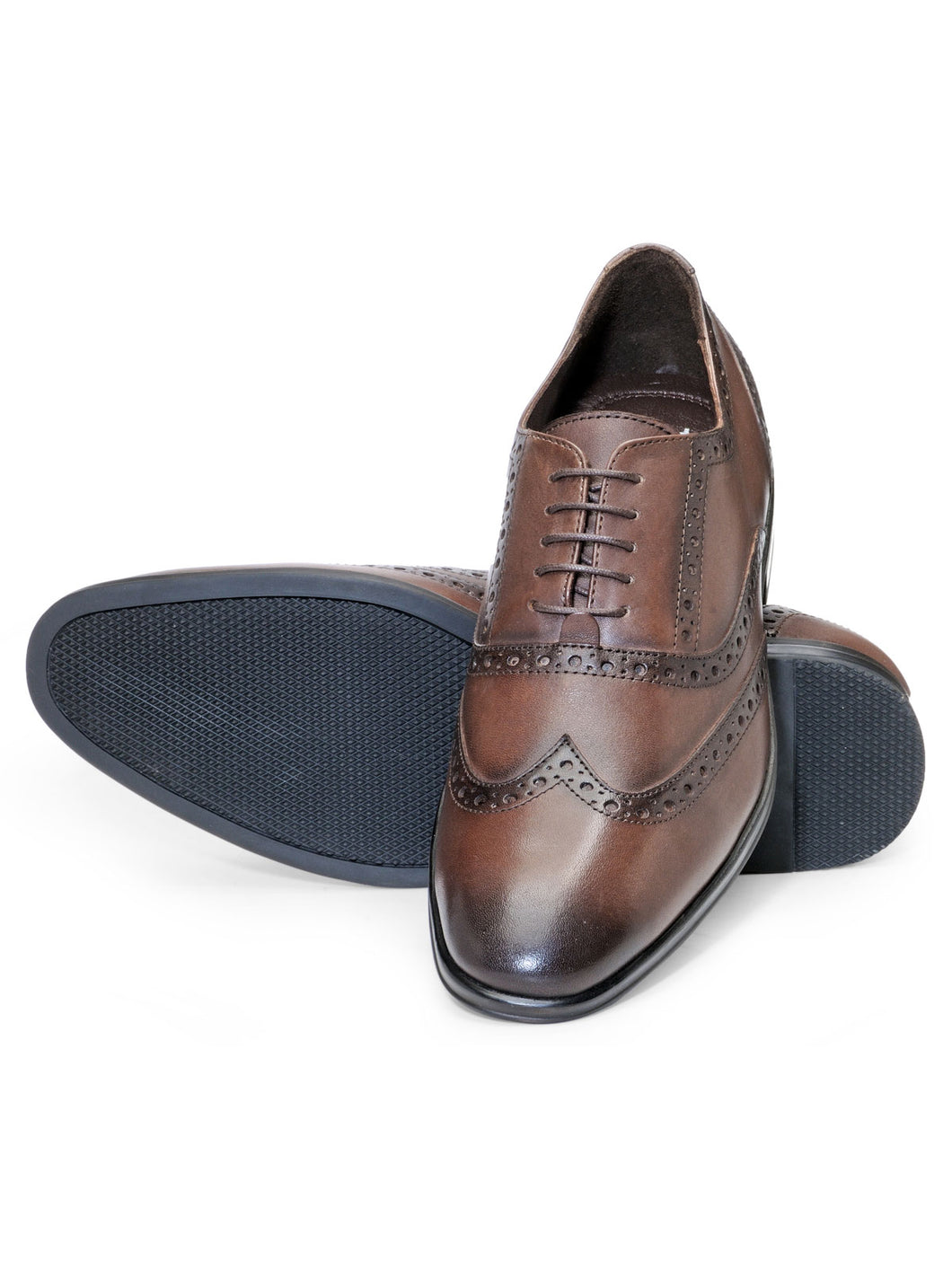 Teakwood Leather Men's Brown Oxford/Brogue Shoes