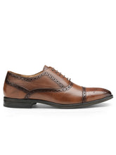 Load image into Gallery viewer, Teakwood Leather Men&#39;s Wood Oxford/Brogue Shoes
