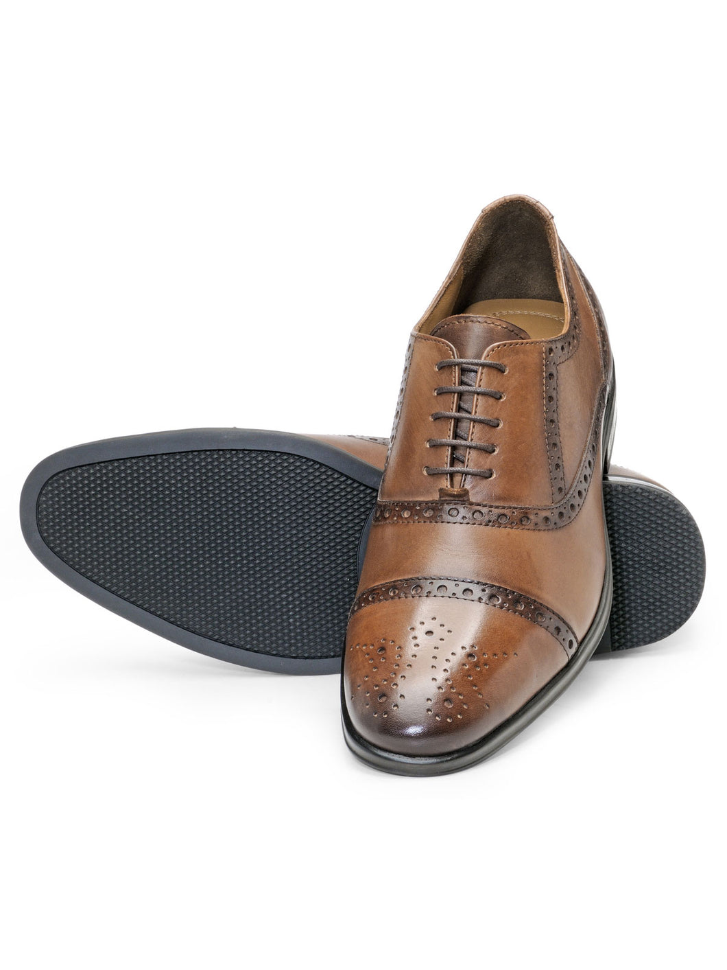 Teakwood Leather Men's Wood Oxford/Brogue Shoes