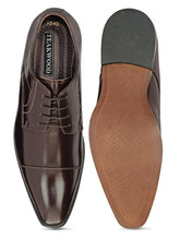 Load image into Gallery viewer, Teakwood Genuine Leather Derby Shoes
