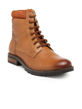 Load image into Gallery viewer, Teakwood Leathers Men&#39;s Tan Casual Ankle Lace-Up Boots
