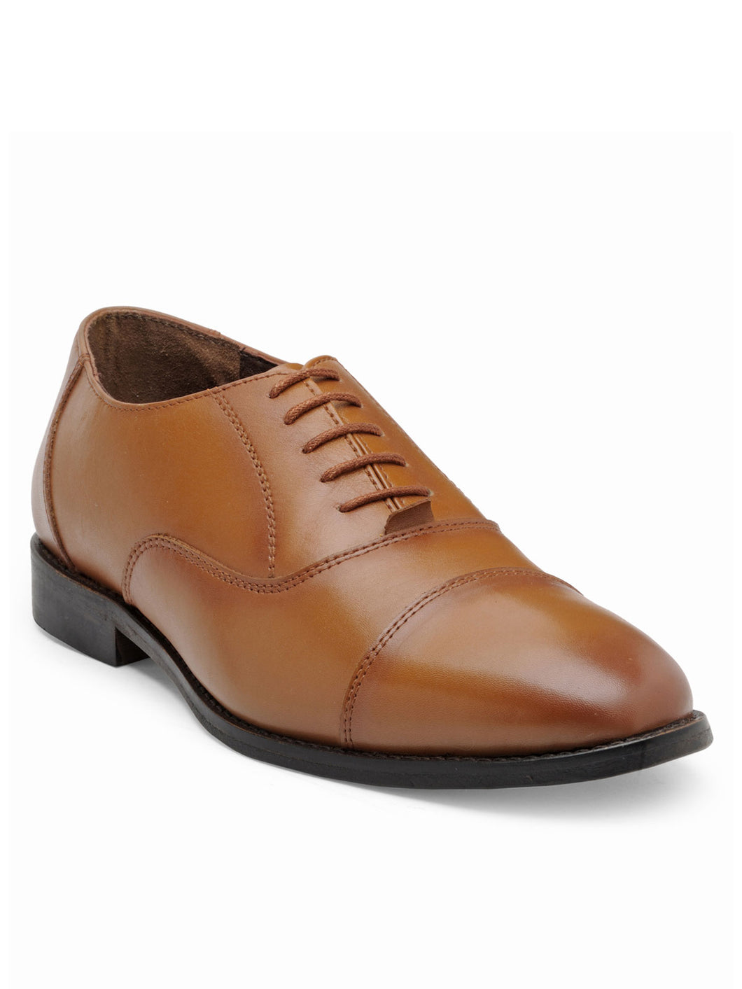 Teakwood Leather Men's Tan Oxford/Brogue Shoes