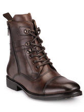 Load image into Gallery viewer, Teakwood Men Genuine Leather High Top T Moro Boots
