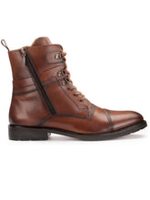 Load image into Gallery viewer, Teakwood Men Genuine Leather High Top Wood Boots
