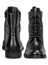 Load image into Gallery viewer, Teakwood Men Genuine Leather High Top Black Boots
