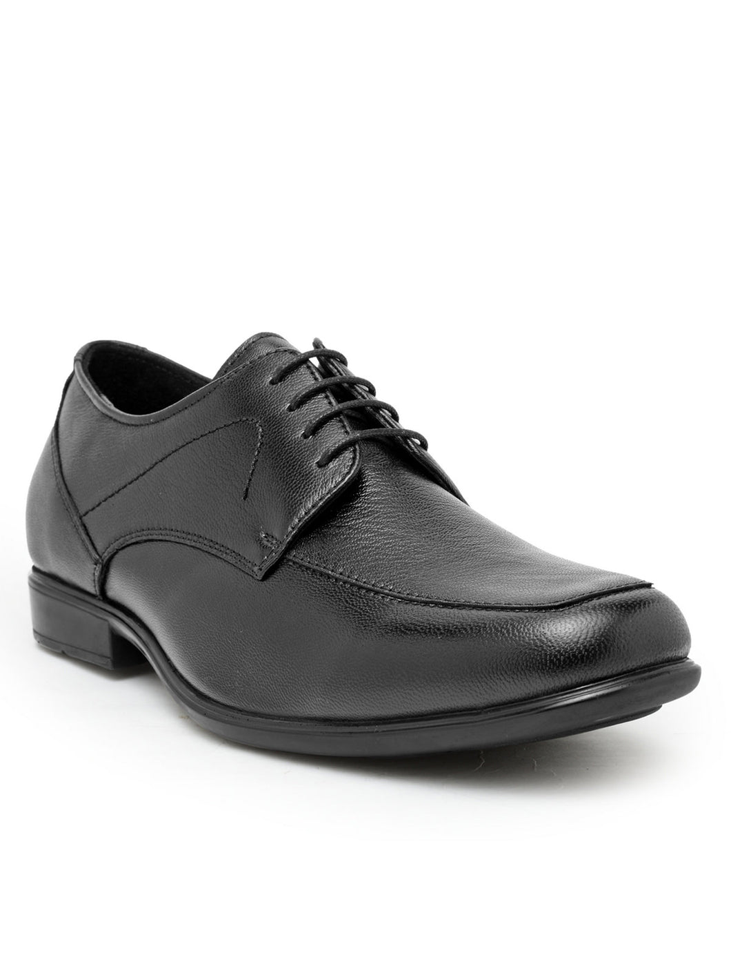 Teakwood Leather Black Formal Shoes