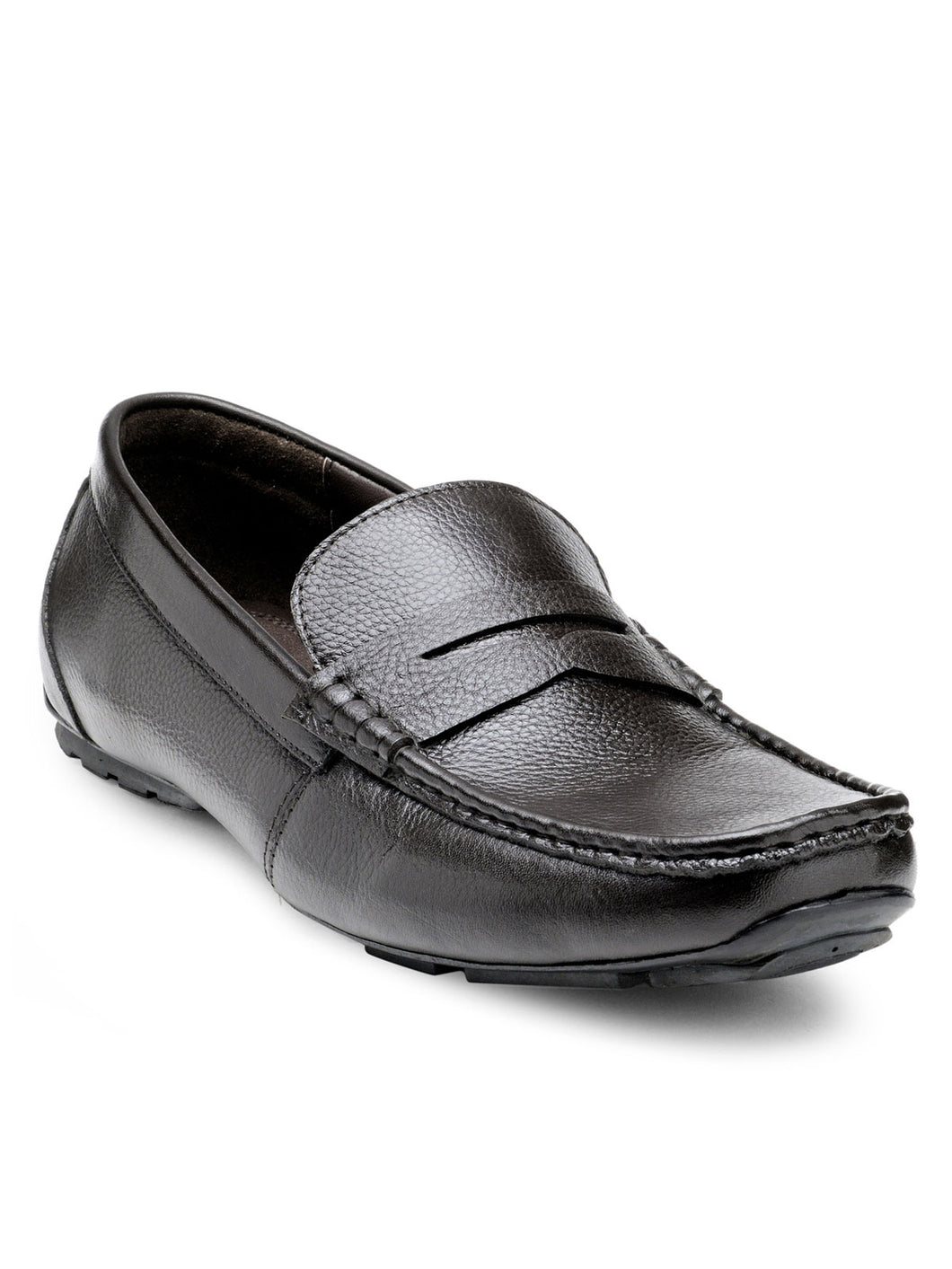 Teakwood Leather Men's Brown Slip-ons Shoes